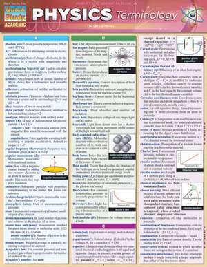 Physics Terminology de BarCharts Inc