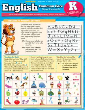 English Common Core Kindergarten de BarCharts Inc