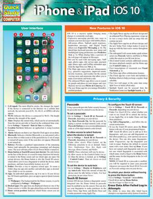 iPhone & iPad IOS 10: Quickstudy Laminated Reference Guide de Jennifer Zaczek