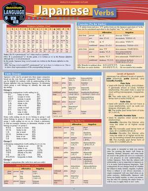 Japanese Verbs de Inc. BarCharts Publishing