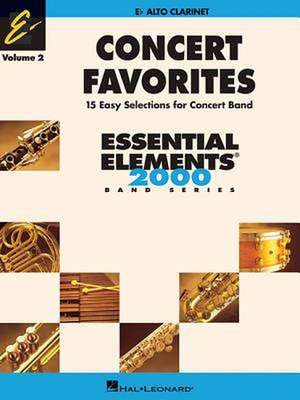 Concert Favorites Vol. 2 - Alto Clarinet de Michael Sweeney