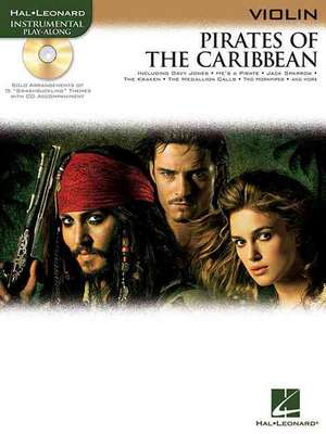 Pirates of the Caribbean - Instrumental Play-Along for Violin (Book/Online Audio) de Klaus Badelt