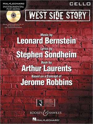 West Side Story for Cello: Instrumental Play-Along Book/CD [With CD (Audio)] de Leonard Bernstein