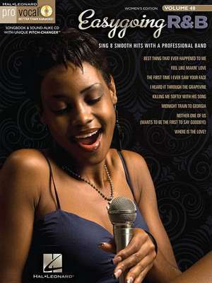 Easygoing R&B: Pro Vocal Women's Edition Volume 48 [With CD (Audio)] de Hal Leonard Corp