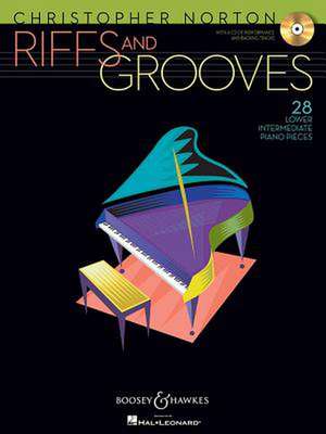 Riffs and Grooves: 28 Lower Intermediate Piano Pieces [With CD (Audio)] de Christopher Norton