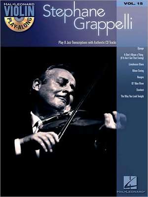 Stephane Grappelli: Violin Play-Along Volume 15 de Stephane Grappelli