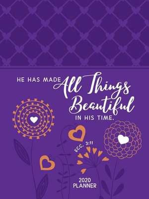 All Things Beautiful (2020 Planner): 16-Month Weekly Planner (Ziparound) de Broadstreet Publishing Group Llc