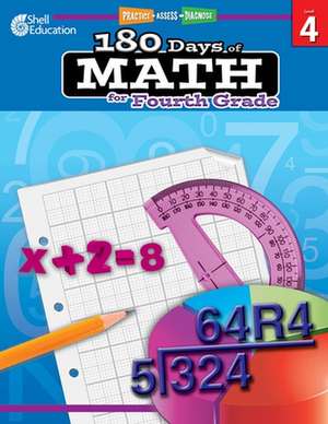 180 Days of Math for Fourth Grade [With CDROM] de Jodene Smith