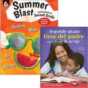 Getting Students and Parents Ready for Second Grade (Spanish) 2-Book Set de Multiple Authors