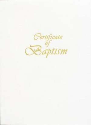 Contemporary Steel-Engraved Child Baptism Certificate: Prescription for Trouble Series #3 de Abingdon Press