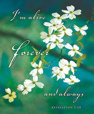 I'm Alive Easter Dogwood Bulletin, Large (Pkg of 50) de Abingdon Press