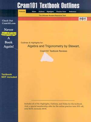 Studyguide for Algebra and Trigonometry by Watson, ISBN 9780534380298 de &. Redlin & Stewart &. Redlin &. Watson