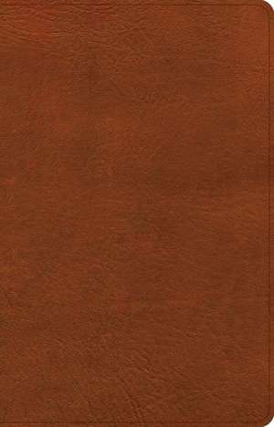 NASB Large Print Thinline Bible, Burnt Sienna Leathertouch de Holman Bible Publishers