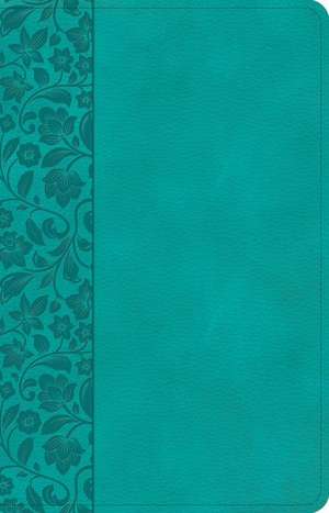 NASB Personal Size Bible, Teal Leathertouch de Holman Bible Publishers