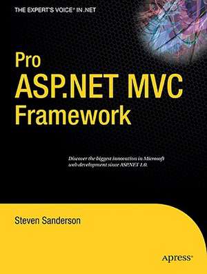 Pro ASP.NET MVC Framework de Steven Sanderson