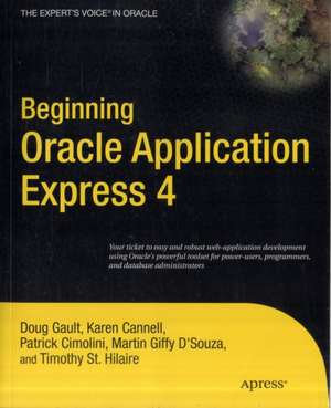 Beginning Oracle Application Express 4 de Doug Gault