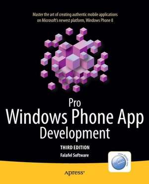 Pro Windows Phone App Development de Falafel Software