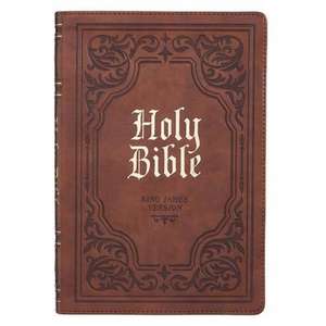 KJV BIBLE THINLINE BROWN -LP