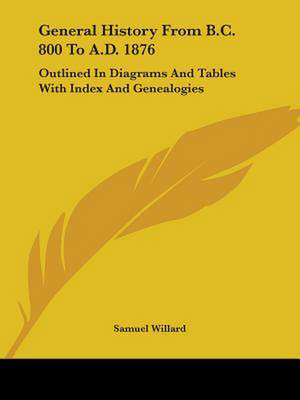 General History From B.C. 800 To A.D. 1876 de Samuel Willard