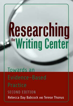 Researching the Writing Center de Terese Thonus