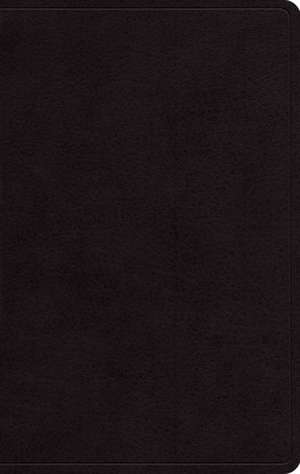 ESV Large Print Personal Size Bible (Genuine Leather, Black) de Spck