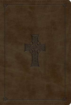 ESV Student Study Bible (TruTone, Olive, Celtic Cross Design) de Spck