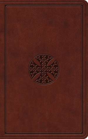 ESV Value Thinline Bible (TruTone, Brown, Mosaic Cross Design) de Spck