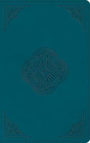 ESV Thinline Bible (TruTone, Deep Teal, Rotunda Design) de Spck