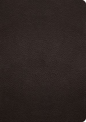 ESV Study Bible (Buffalo Leather, Deep Brown) de Spck