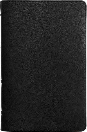 ESV Heirloom Bible, Alpha Edition (Goatskin, Black) de .