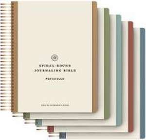 ESV Spiral–Bound Journaling Bible, Five–Volume Set (Hardcover) de .