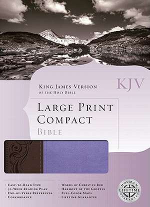 Large Print Compact Bible-KJV de Broadman & Holman Publishers