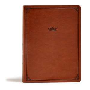 CSB Tony Evans Study Bible, British Tan Leathertouch de Tony Evans