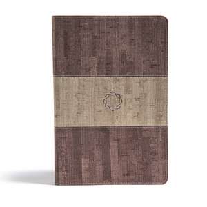 CSB Essential Teen Study Bible, Weathered Gray Cork Leathertouch de Holman Bible Publishers