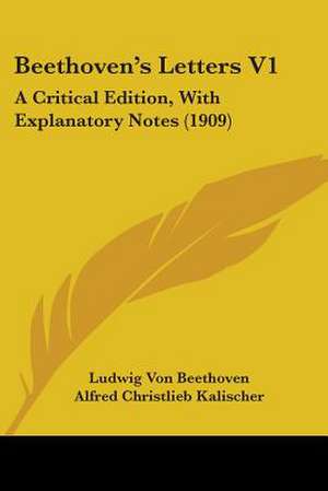 Beethoven's Letters V1 de Ludwig von Beethoven