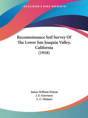 Reconnoissance Soil Survey Of The Lower San Joaquin Valley, California (1918) de James William Nelson