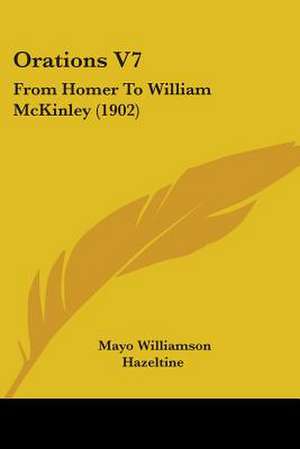 Orations V7 de Mayo Williamson Hazeltine