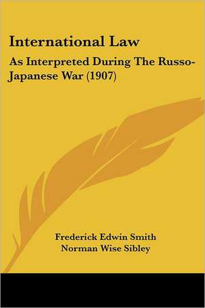 International Law de Frederick Edwin Smith