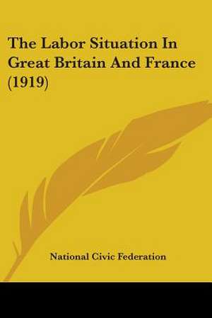 The Labor Situation In Great Britain And France (1919) de National Civic Federation