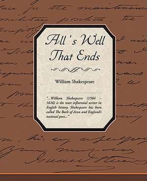 Alls Well That Ends Well de William Shakespeare