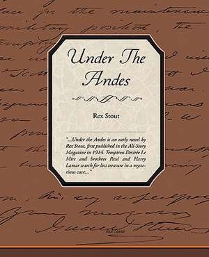 Under the Andes de Rex Stout