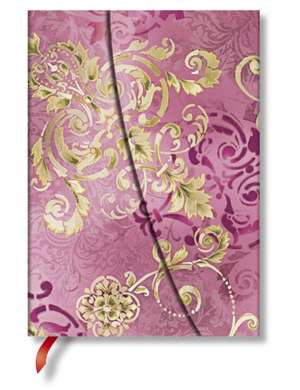 Paperblanks Polished Pearl Belle Époque Hardcover MIDI Lined Wrap Closure 144 Pg 120 GSM