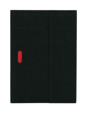 Black (Ondulo) A5 Unlined Notebook de Paperblanks