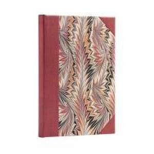 Paperblanks Rubedo Cockerell Marbled Paper Hardcover MIDI Unlined Elastic Band Closure 144 Pg 120 GSM