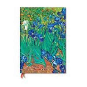 Paperblanks Van Gogh's Irises Sketchbook Grande Elastic Band Closure 112 Pg 200 GSM