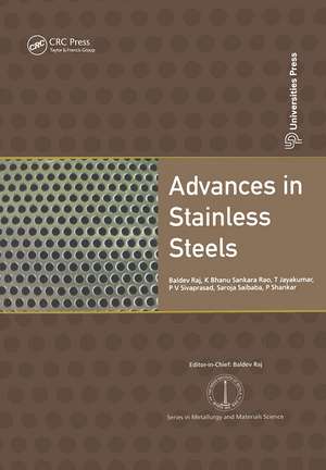 Advances in Stainless Steels de Baldev Raj