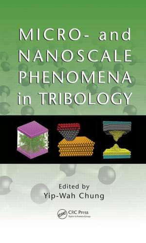 Micro- and Nanoscale Phenomena in Tribology de Yip-Wah Chung