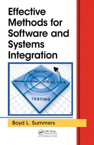 Effective Methods for Software and Systems Integration de Boyd L. Summers