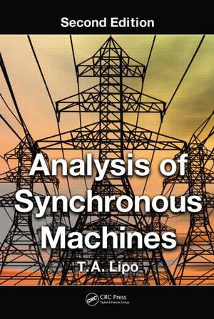 Analysis of Synchronous Machines de T. A. Lipo