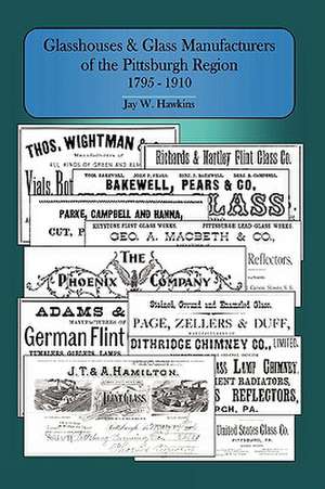 Glasshouses and Glass Manufacturers of the Pittsburgh Region de Jay W. Hawkins